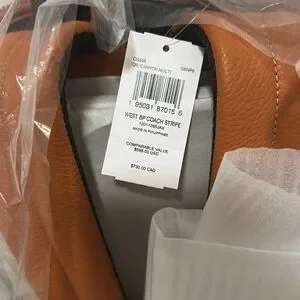 Brand New Coach West Backpack with Coach Stripe in Canyon Coach Outlet West Backpack With Coach Stripe | ShopSimon main image 4